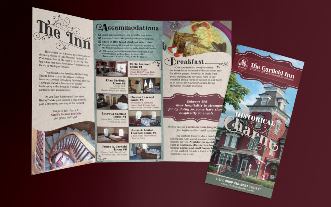 The Garfield Inn Bed and Breakfast Brochure